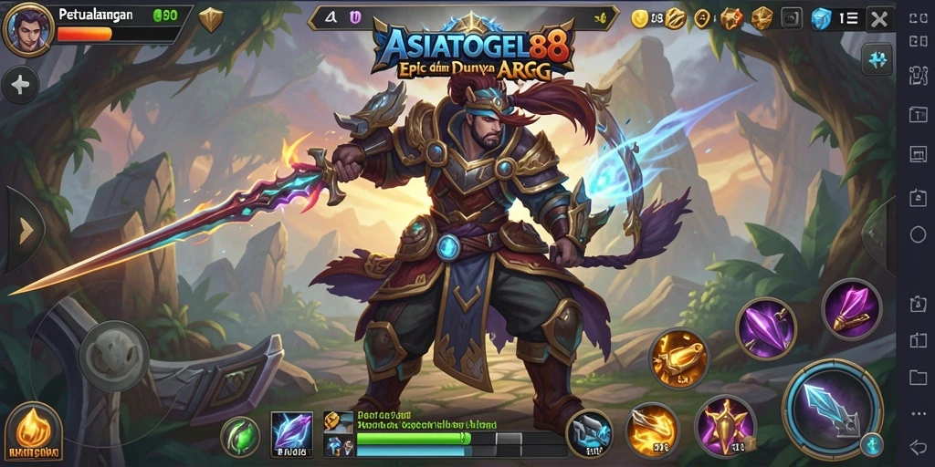 Screenshot utama menampilkan aksi bertempur dalam <strong>ASIATOGEL88</strong> yang epik dan seru.