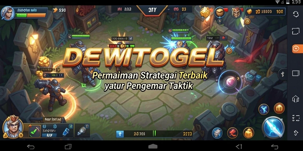 Tangkapan layar DEWITOGEL menunjukkan aksi strategis dalam pertempuran.