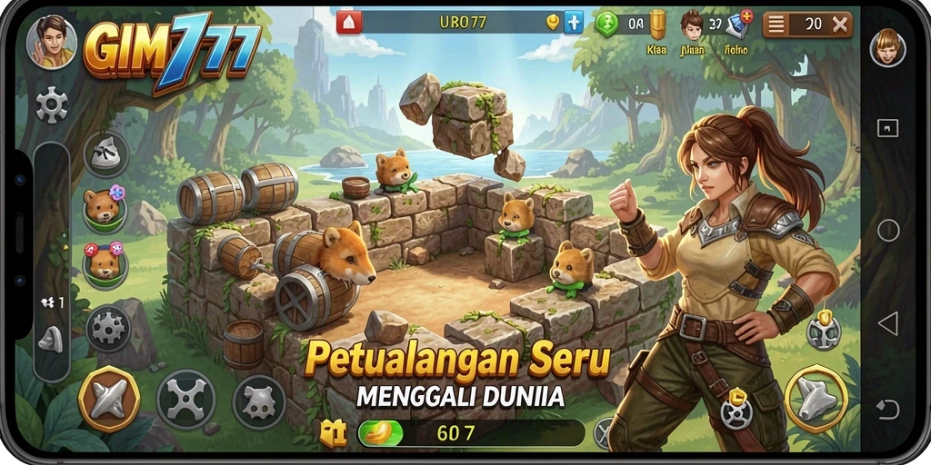 Screenshot gameplay GIM777 menampilkan aksi seru dalam petualangan.
