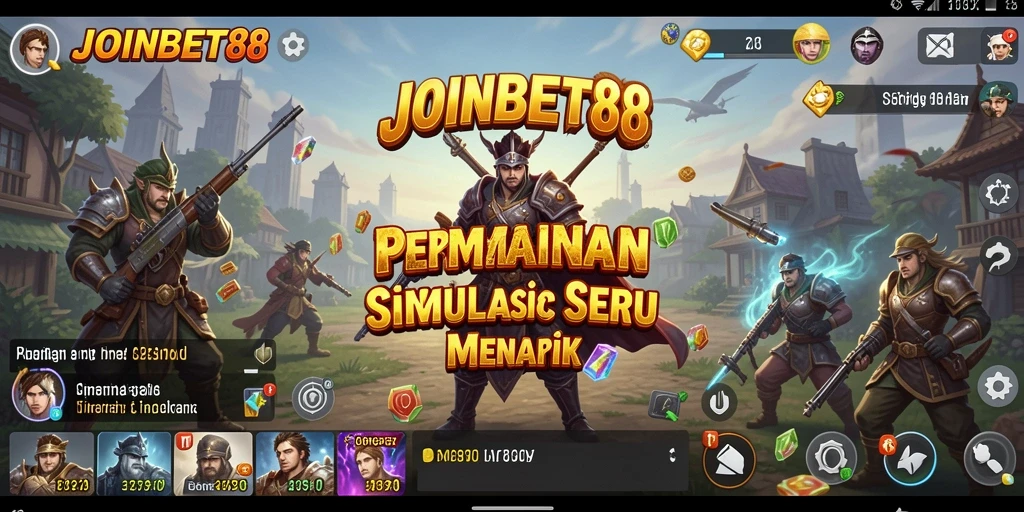 Tampilan gameplay <strong>JOINBET88</strong> yang penuh warna dan interaktif.