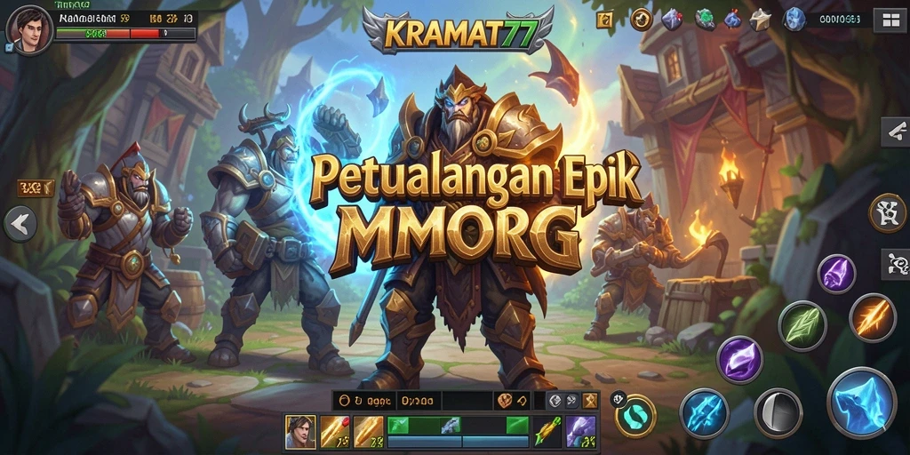 Tampilan gameplay KRAMAT77 yang seru dan menarik dalam dunia MMORPG.