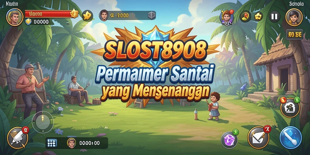 Tangkapan layar gameplay SLOST8808 dengan visual yang menarik.