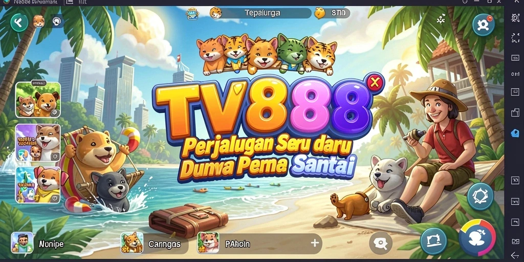 Screenshot TV888 menampilkan gameplay yang seru dan interaktif.